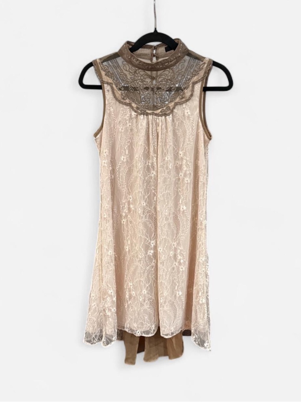 Cottage boho dress lace romantic size S ethereal fairy core feminine Ryu